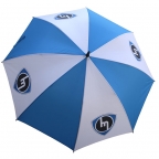 M Rotor Logo - Golf Umbrella - White & Blue