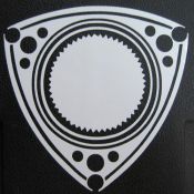 Rotor Decal - White