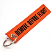 Remove Before Flight Keychain - Orange