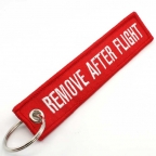 Remove After Flight Keychain