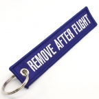 Remove After Flight Keychain - Blue