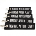 Remove After Flight Keychain - 5pcs - Black