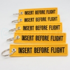 Insert Before Flight Keychain - 5pcs - Yellow