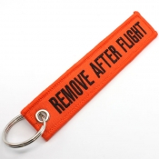 Remove After Flight Keychain - Orange