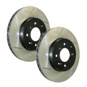 Stop Tech Power Slot 93-95 Mazda RX-7 SportStop Slotted REAR Left & Right Rotors