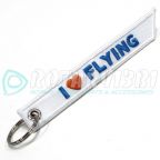 I LOVE FLYING Keychain