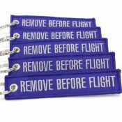 Remove Before Flight Keychain - Blue/gray 5pcs