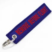 Remove Before Flight Keychain - Blue/red