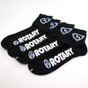 M Rotary Socks - Crew Length 3pk