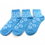 Rotor Socks - Crew Length 3pk - Blue