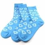 Rotor Socks - Dress Length 3pk - Blue